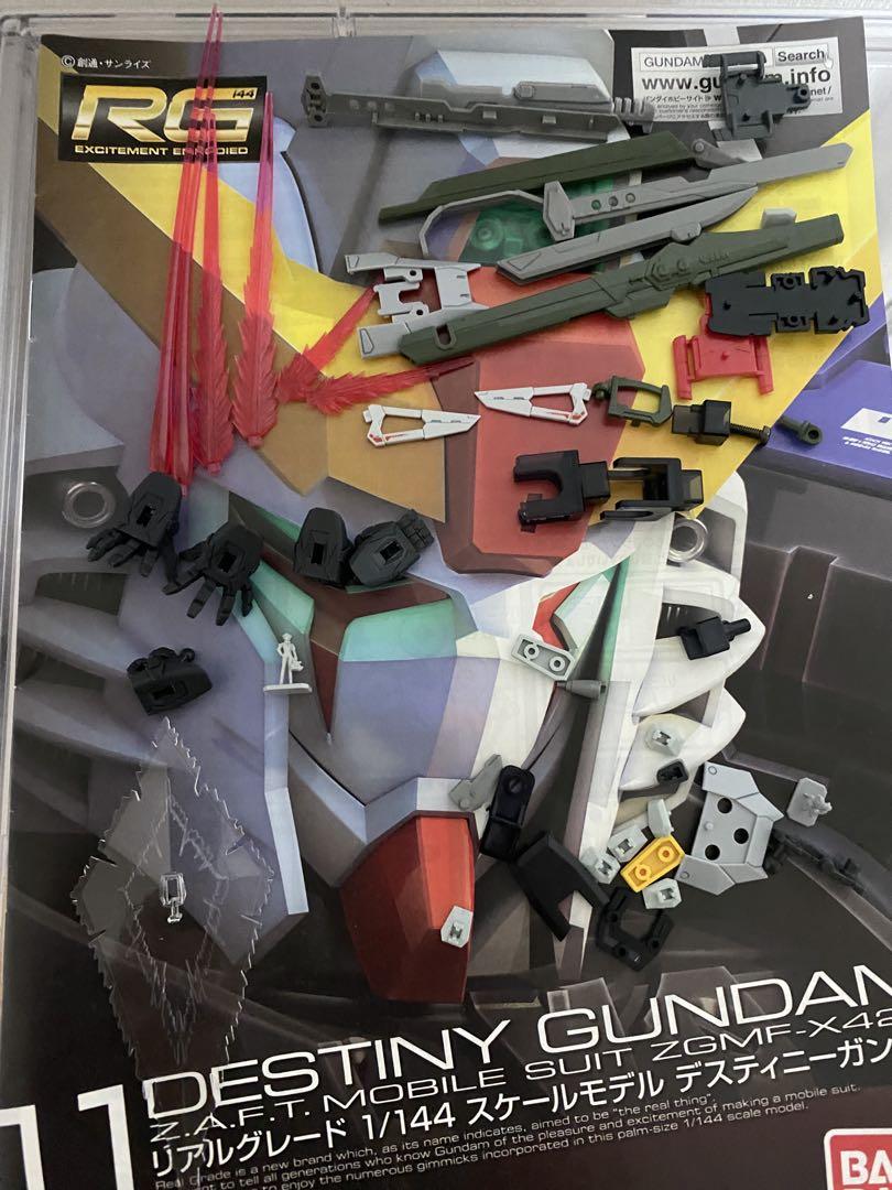 RG デスティニー ガンダム ディアクティブ モード セット 光の翼