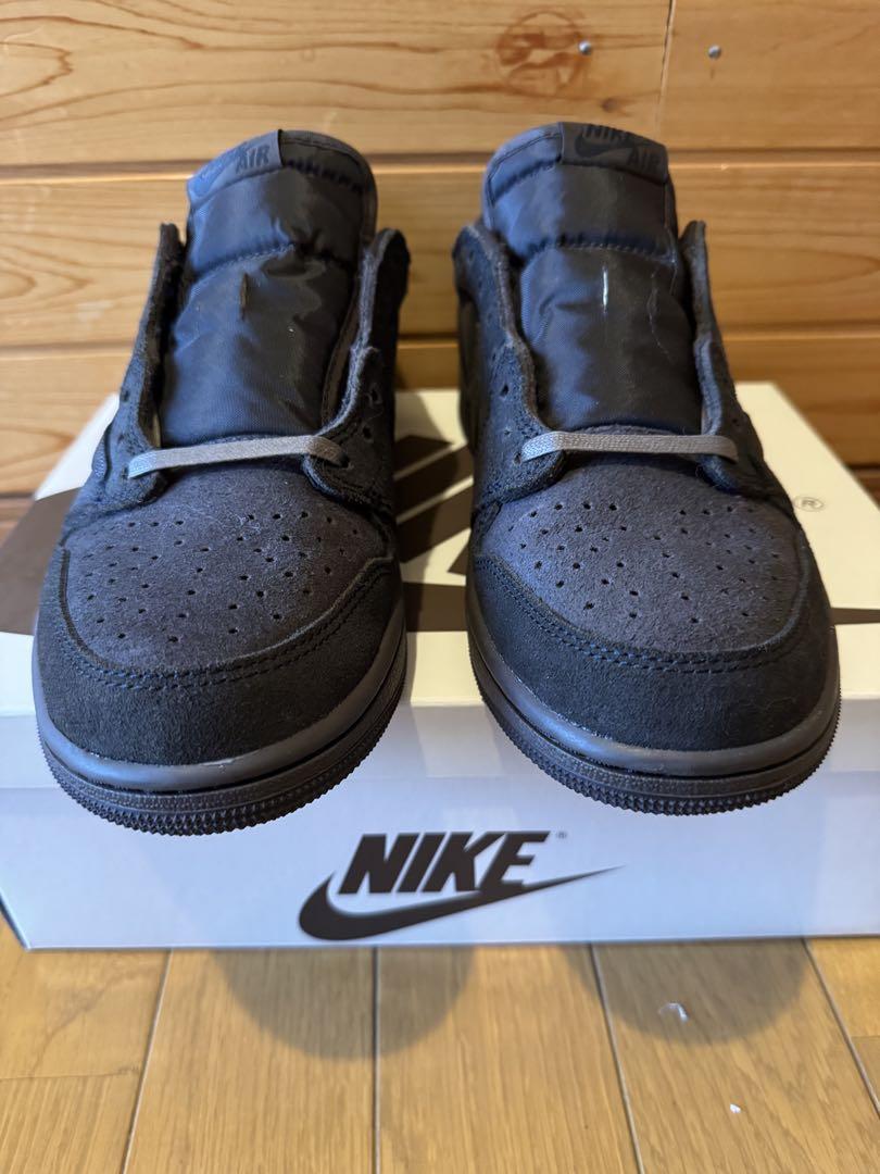 Travis Scott × NIKE AJ1 Low Velvet Brown