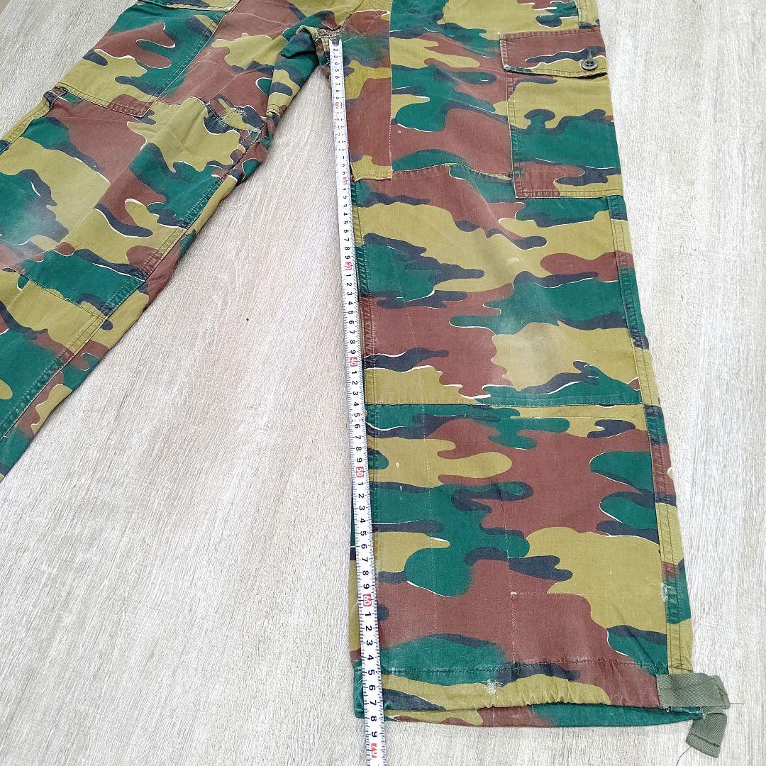 超歓迎☆80's☆ ベルギー軍 M-90 ジグソーカモ ミリタリーカーゴパンツ