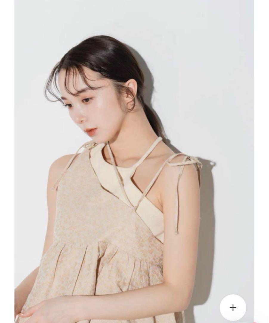 トップス eaphi flower jacquard peplum tops