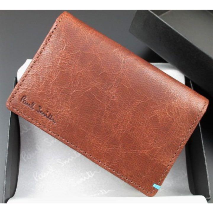 44%割引レッド系最安価格 残りわずか☆新品☆箱付 ポールスミス 上質 売上実績NO.1 通しマチ名刺入れ カジュアル ブライドル ガンゾ 【横浜高島屋限定カラー】 名刺入れ/定期入れ