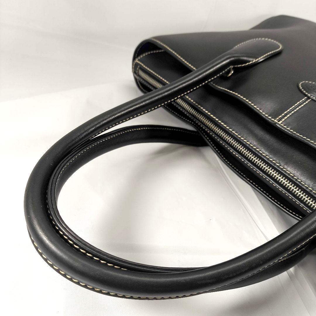 美品 トッズ TOD'Sトートバッグ ブラック 黒 2WAY ショルダーバッグ 美品 トッズ TOD'Sトートバッグ ブラック 黒 2WAY ショルダーバッグ