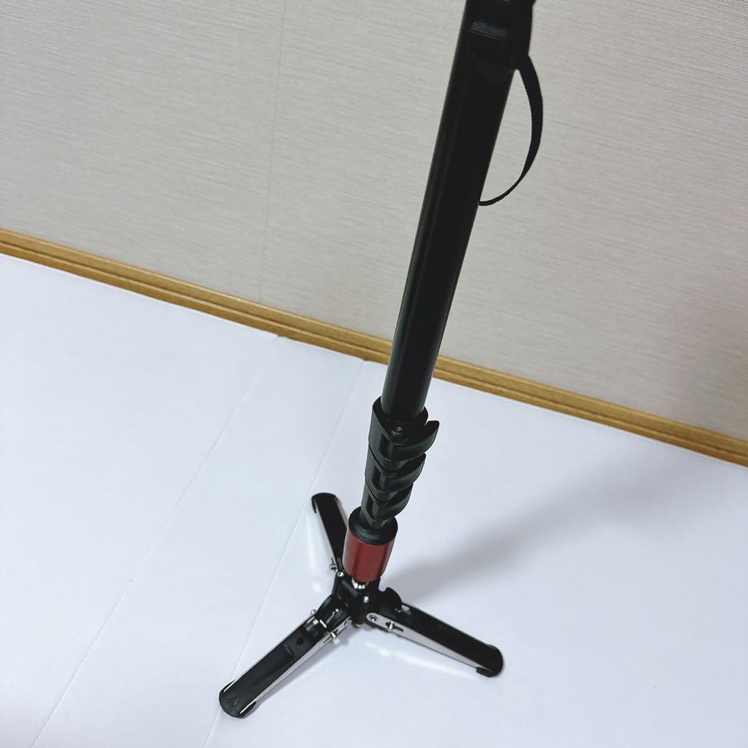 美品　Manfrotto 560Ｂ−１ マンフロット フルード雲台 ビデオ一脚