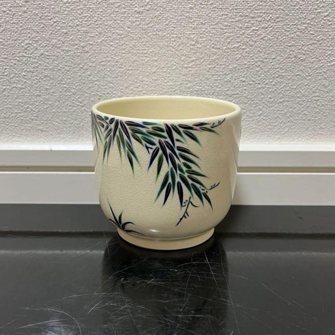色絵笹画火入　清閑寺　茶道具香合懐石茶箱鵬雲斎坐忘斎淡々斎即中斎棗七事式水屋道具