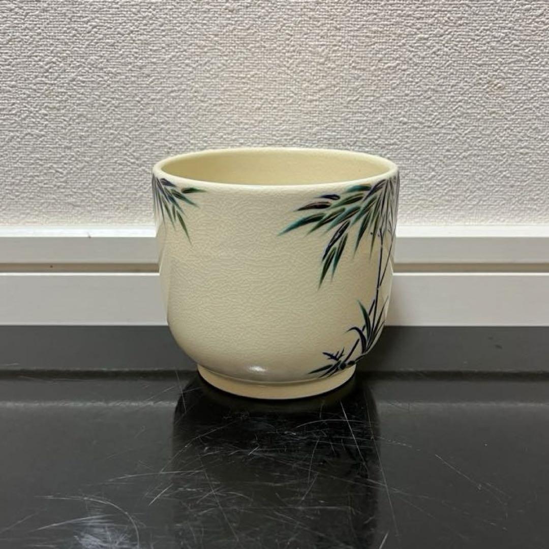 色絵笹画火入　清閑寺　茶道具香合懐石茶箱鵬雲斎坐忘斎淡々斎即中斎棗七事式水屋道具