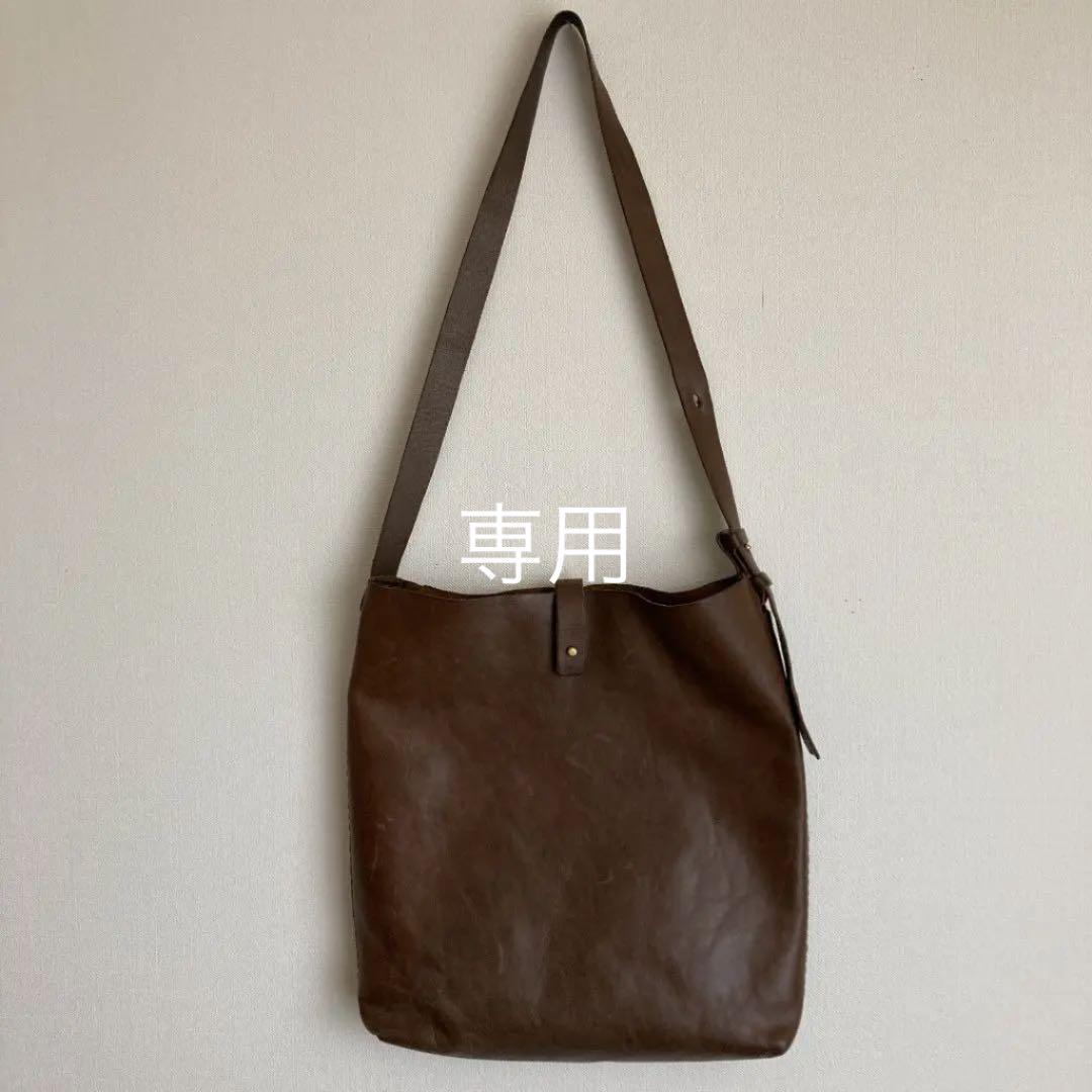 safuji サフジ ショルダーバッグ グレイカーキ