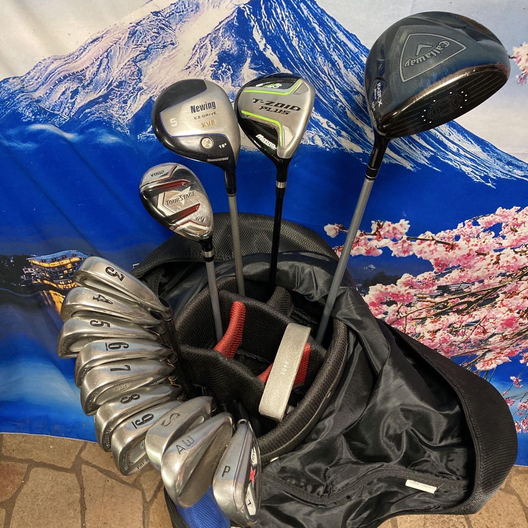 宝-485 初心者応援セット！ Callaway MIZUNOなど フルセット