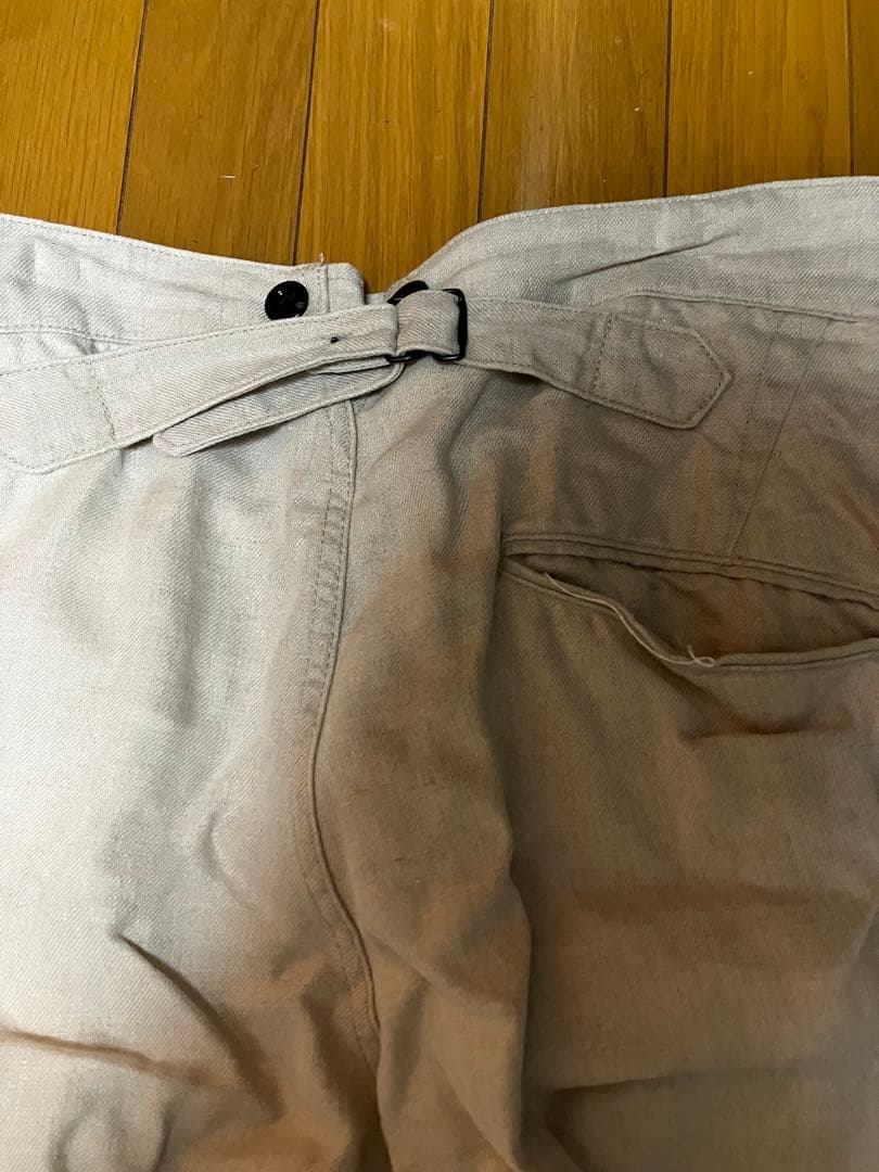 etsmateriaux リネンワークパンツ