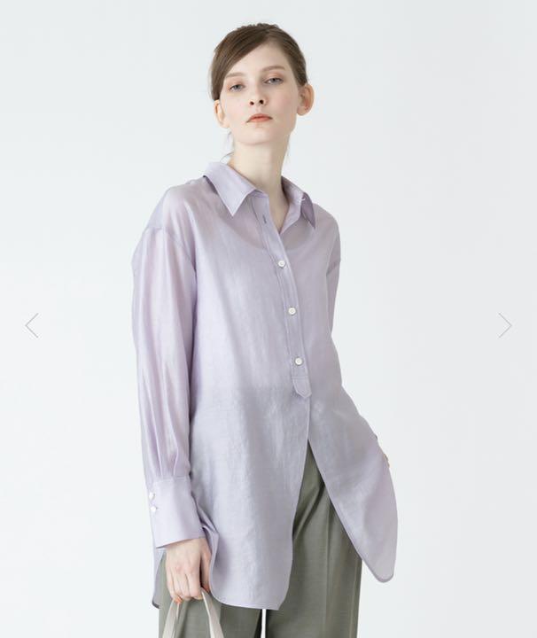 アルアバイル◎フロントスリットロングシャツ◎アナイ◎イエナ アルアバイル◎フロントスリットロングシャツ◎アナイ◎イエナ