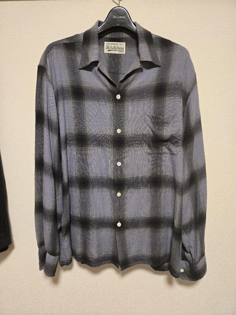 WACKOMARIA チェック シャツ レーヨン L 着用数回 - メルカリ
