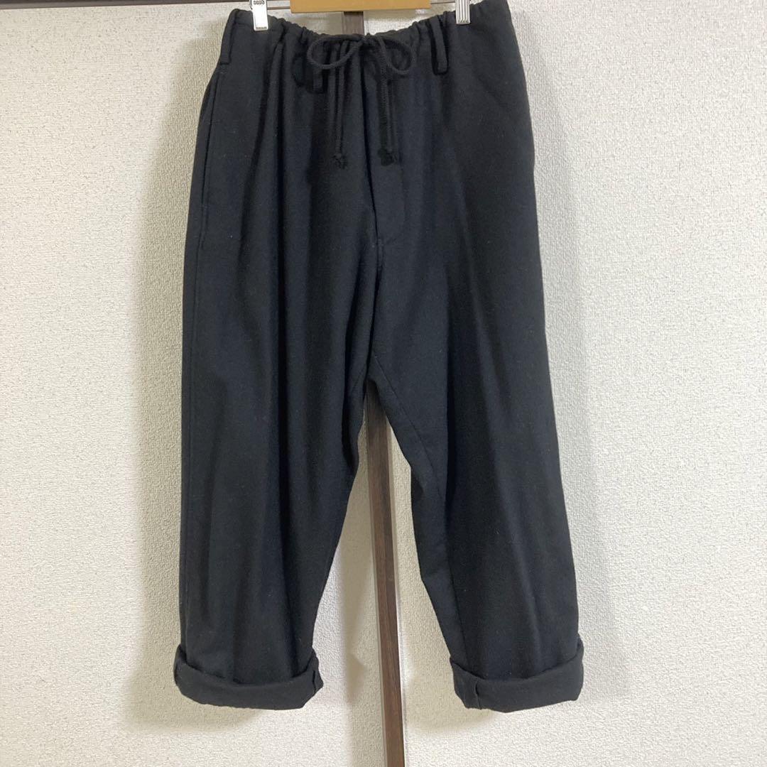 ヨウジヤマモトプールオム 13AW ライトメルトン 紐パンツ 画像1