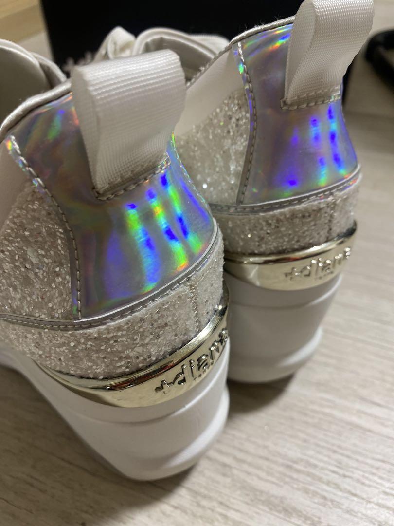 ✨美品 【+diana】 Bridal Edition スニーカー 6cmヒール プラスダイアナ ＋diana 【Bridal Edition】美脚ヒールアップ