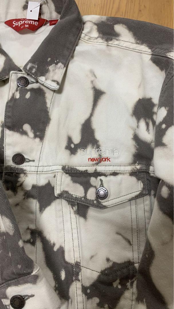 Supreme Denim Trucker Jacket Bleached