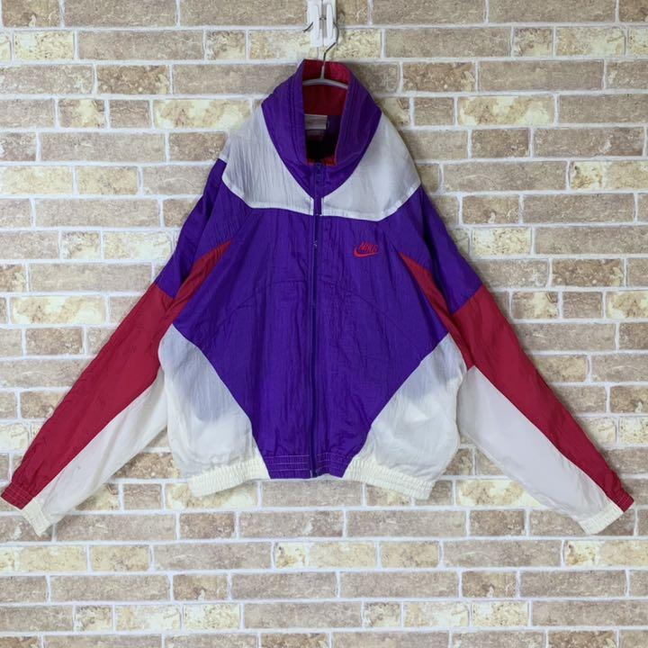 ムーン様専用 90s ナイロン ブルゾン 人気 uY5ge-m18118030476 ナイキ 刺繍ロゴ ゆるだぼ 格安最新品