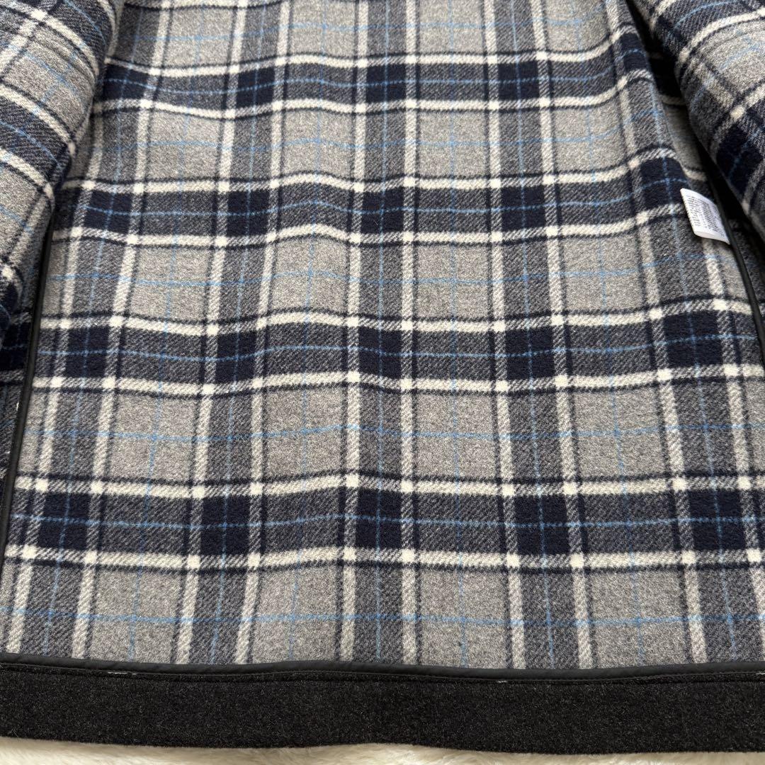 【美品】イーストボーイ ダッフルコート チャコールグレー 圧縮ウール 9号