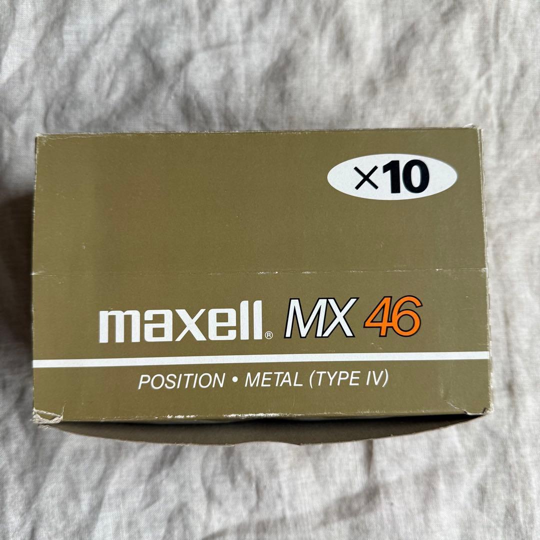 【未開封】maxcell MX46 カセットテープ 8本セット 【未開封】maxcell MX46 カセットテープ 8本セット