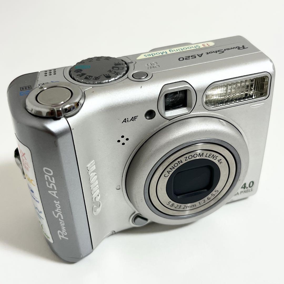 Canon PowerShot A520 中古品 稼働 SDカードなし 極美品 Canon powershot A520 - メルカリ