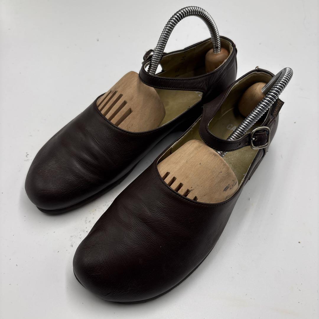 ✨CAMPER ストラップ　レザー　ストラップ　シューズ