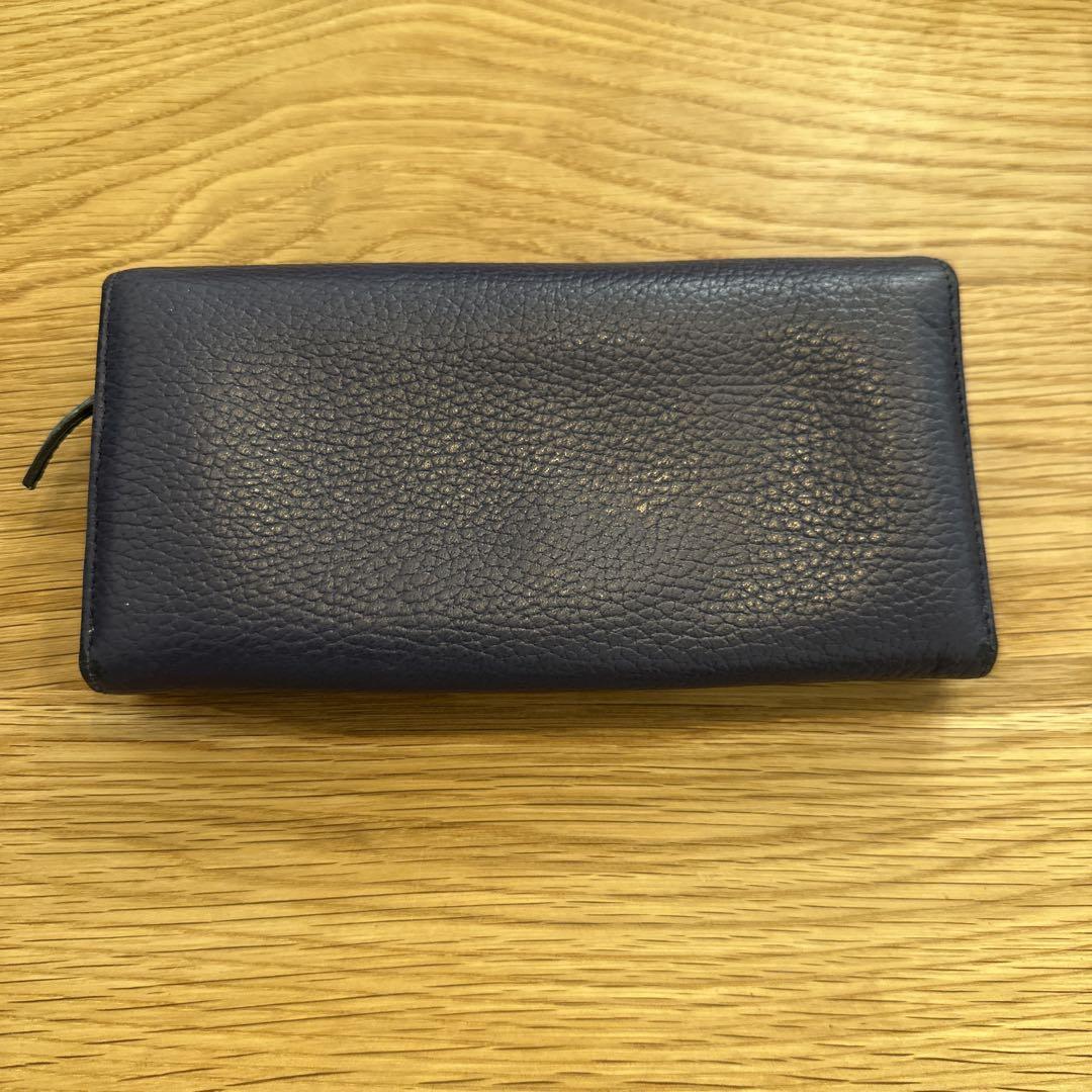 Gucci ネイビー レザー 長財布