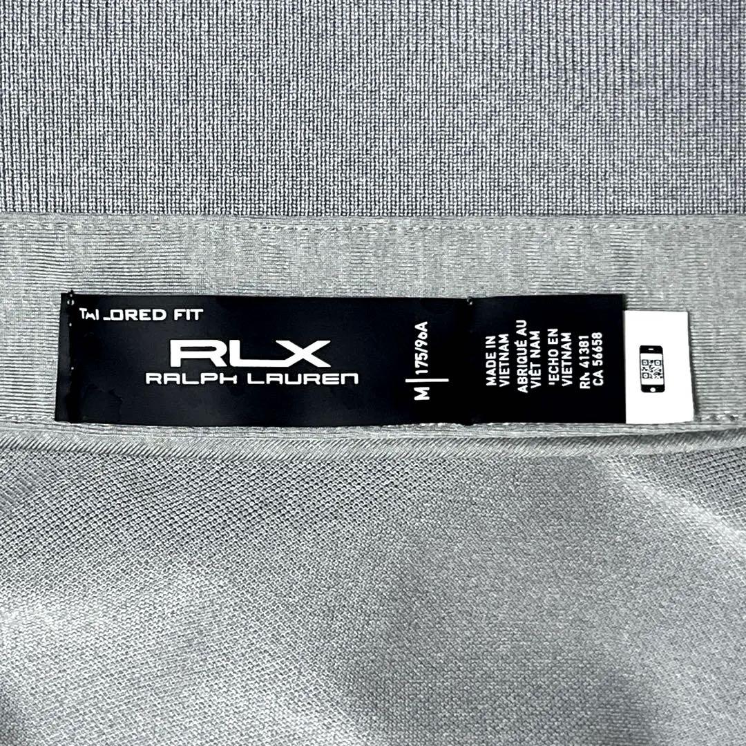 【美品】ポロラルフローレン《RLX 》GOLF Poloベア ポロシャツ グレー