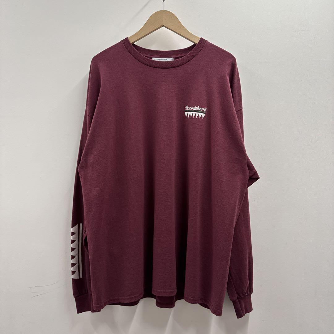 【Liberaiders】TRIBAL LS TEE バーガンディ　M