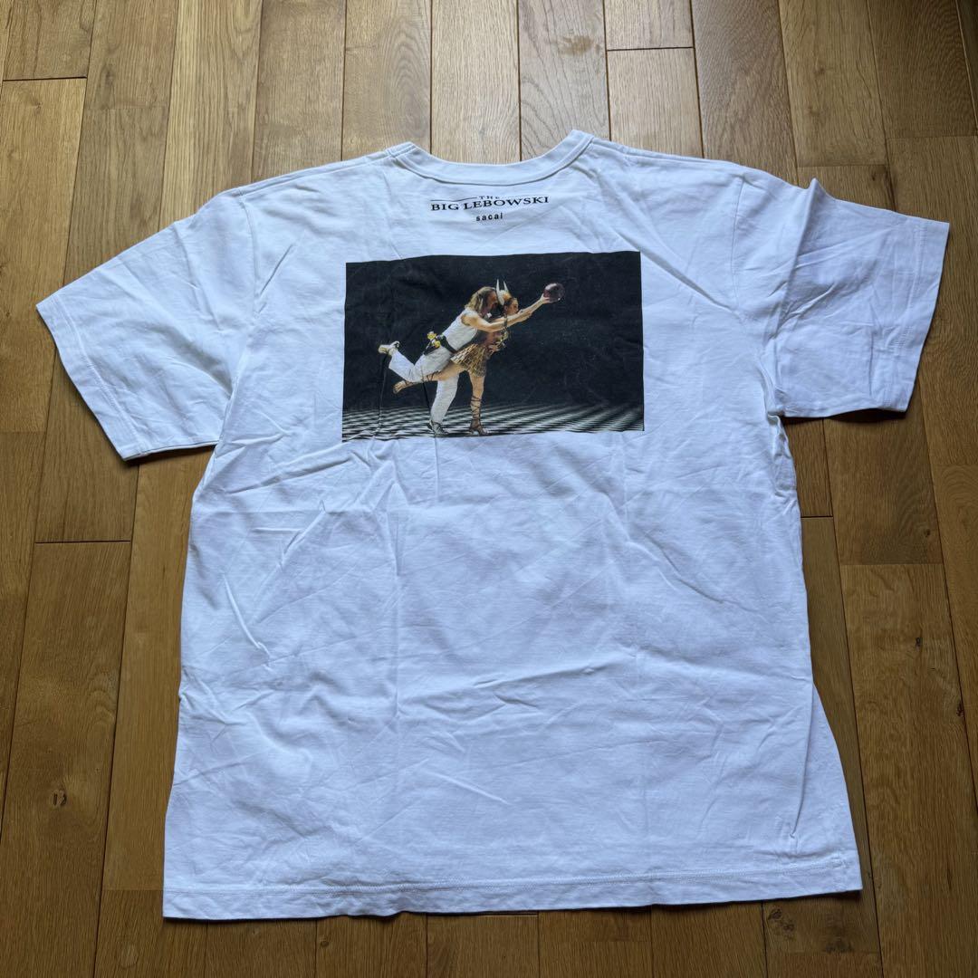 sacai ビッグリボウスキ Tシャツ 4 白 コーエン兄弟 映画 希少