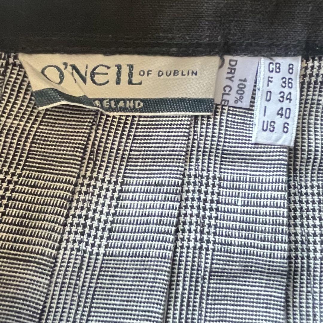 極美品⭐︎ O'NEILOFDUBLIN リネン キルトスカート パッチワーク