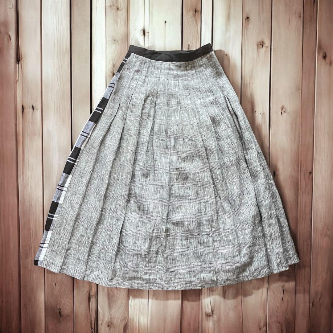 極美品⭐︎ O'NEILOFDUBLIN リネン キルトスカート パッチワーク