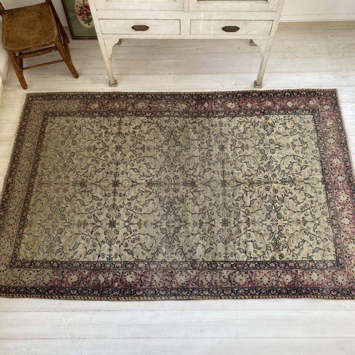 小物などお買い得な福袋 rug,109 vintage - ラグ 豊富な通販サイト ヴィンテージ ミニ ラグ vintagerug Antiquerug 57×44 ラグ