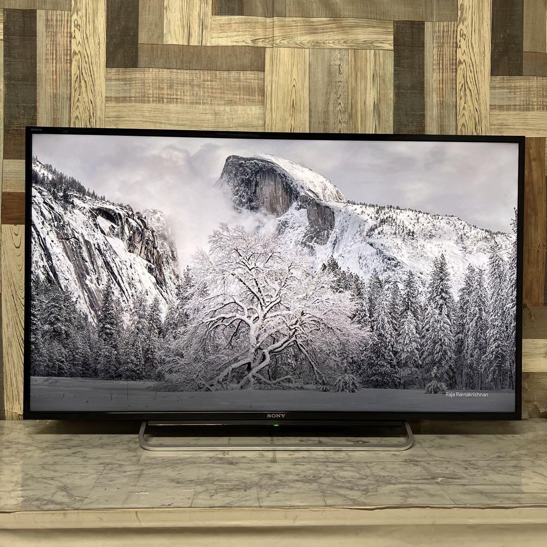 即日受渡❣️全国送料込ソニー48型液晶テレビWチューナー。ネット動画視聴可 即日受渡❣️全国送料込2年前購入4K50型液晶TV Wチューナー裏