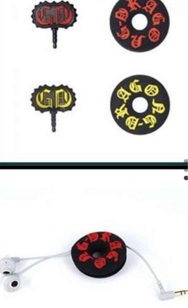 G-DRAGON LINE WINDER LIGHT EAR CAP RED