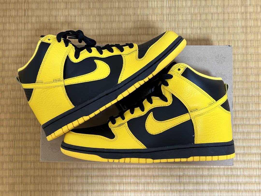 NIKE ナイキ DUNK HIGH YELLOWダンク新品未使用25.5cm - メルカリ