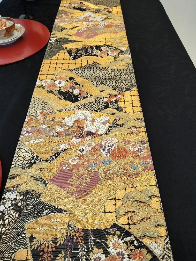 袋帯テーブルランナー2m8cm