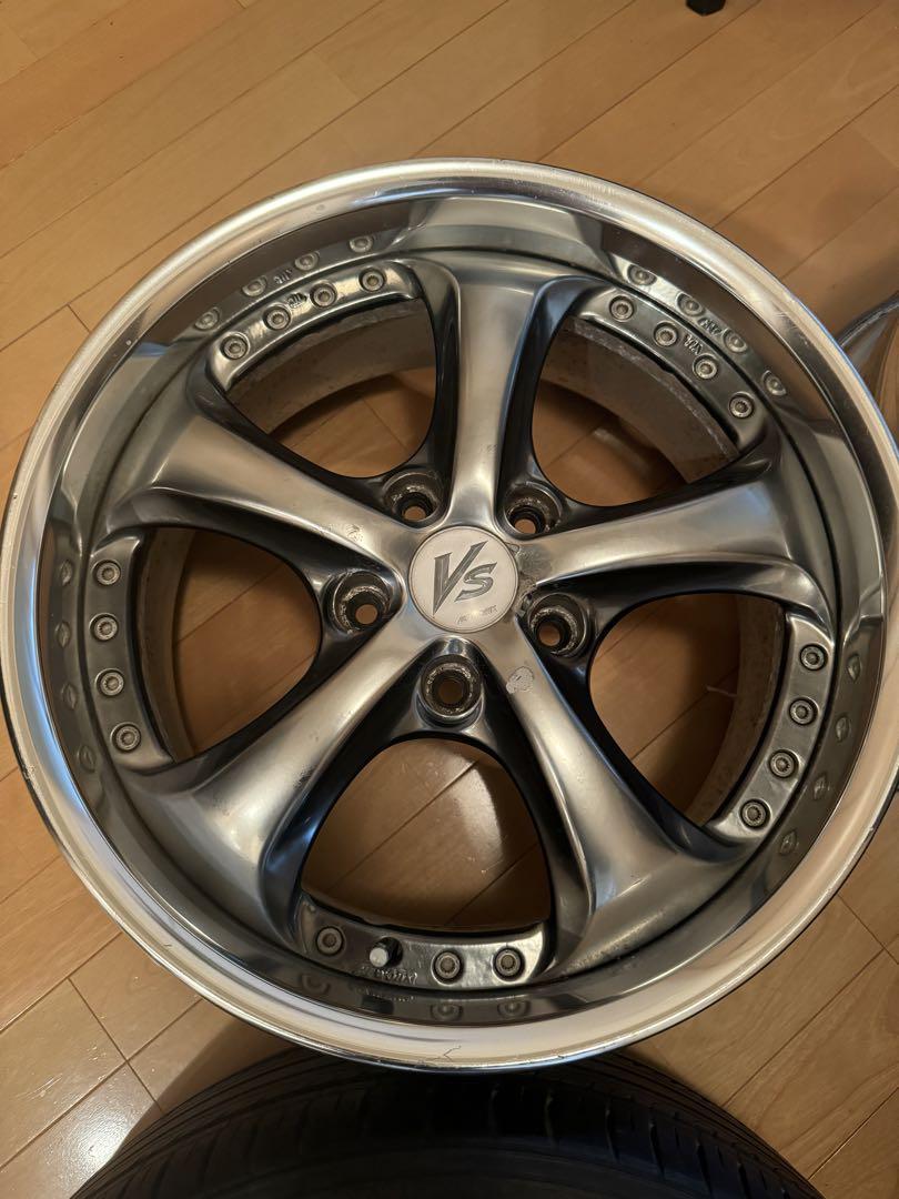 work VS-KF 17インチ 8j+22 2本セット pcd114.3 Yahoo!オークション -「vs-kf」(17インチ) (タイヤ・ホイール