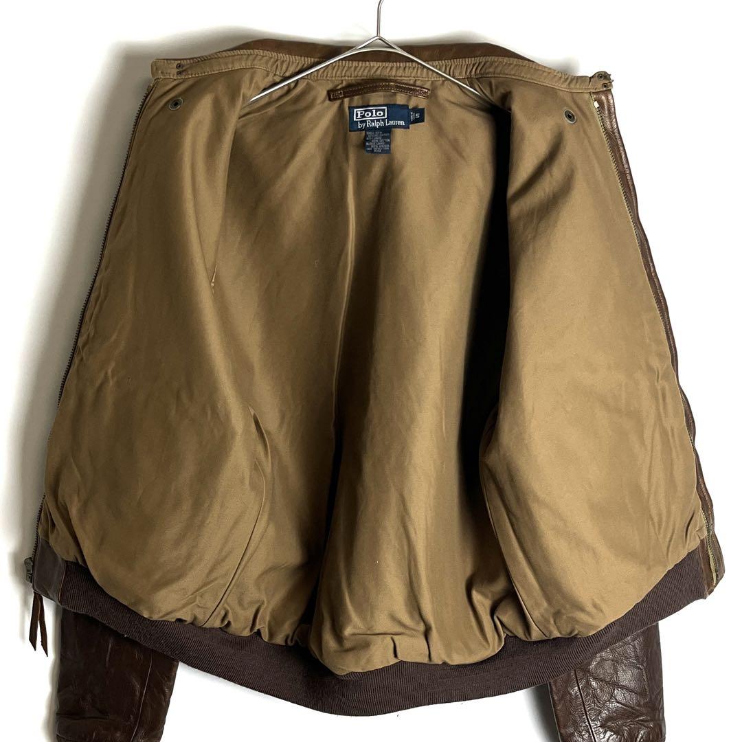 POLO RALPH LAUREN A-2 レザージャケット フライトジャケット POLO RALPH LAUREN A-2 レザージャケット フライトジャケット