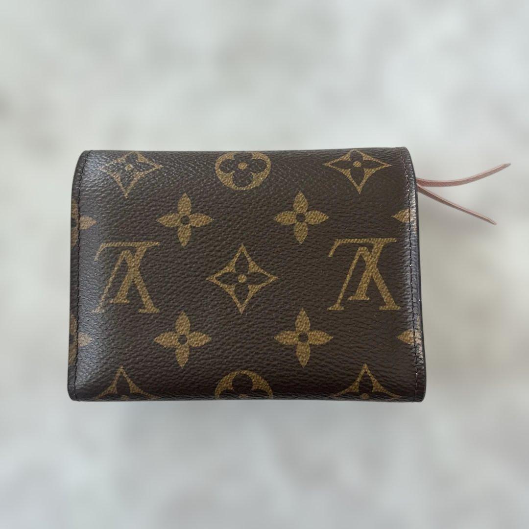 （M.H）Louis Vuitton 三つ折り財布 ダークブラウン LOUIS VUITTON 三つ折り財布 ダークブラウン