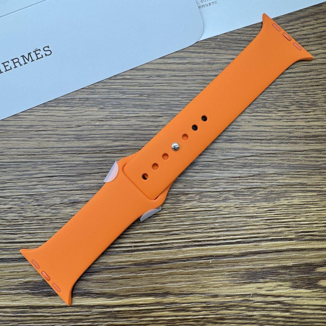 2517 未使用46㎜　Apple Watch エルメス　オレンジ　スポーツ