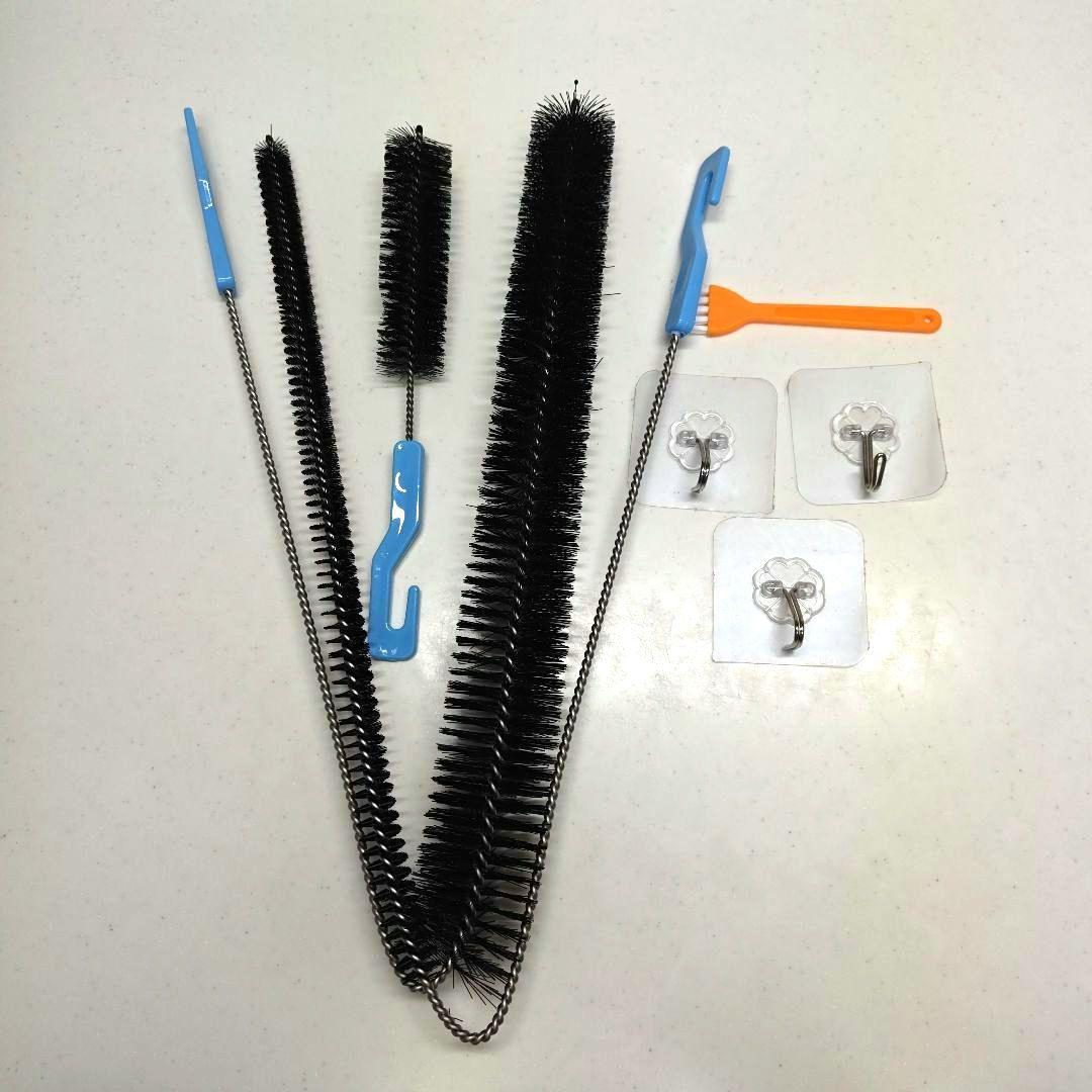 【即購入OK♥】パイプ用ブラシセットと掃除用ブラシ 排水口 クリーナー
