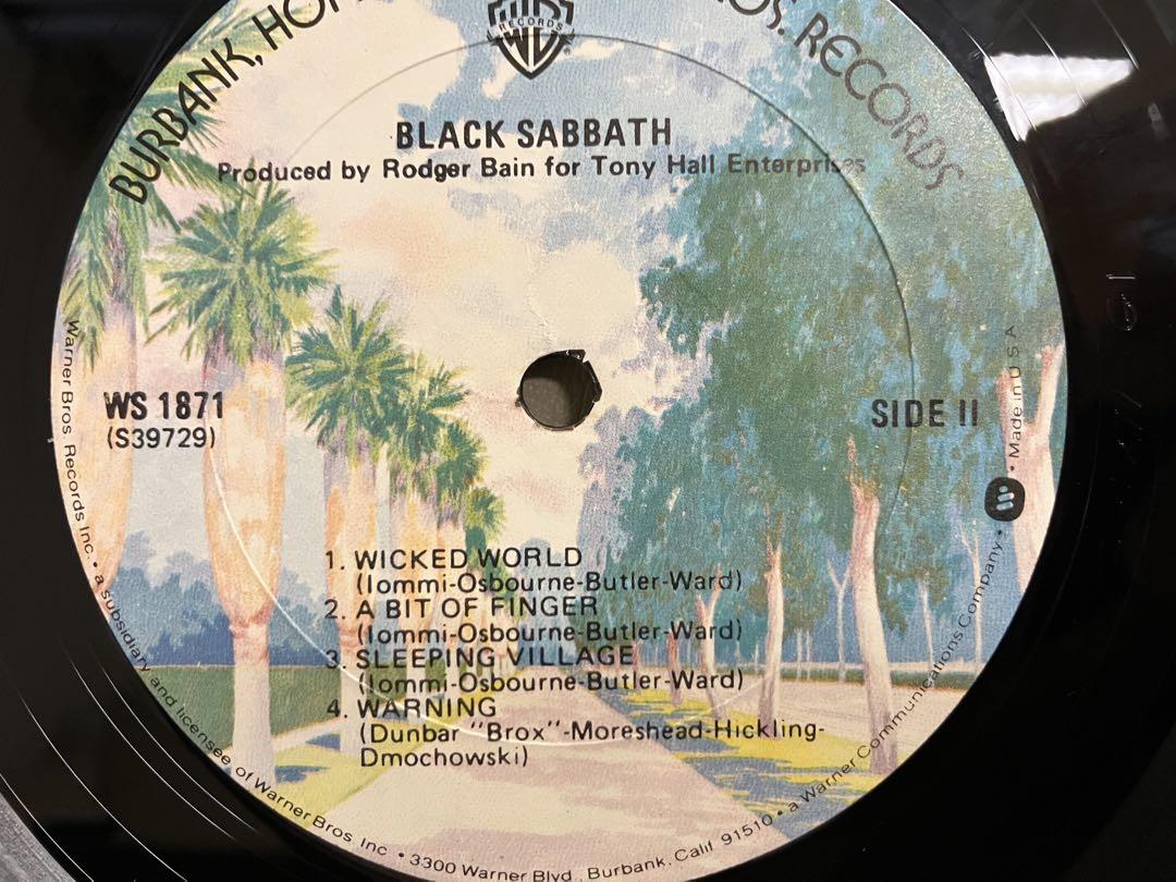 Black Sabbath - 黒い安息日〈1st〉 アナログLPレコードUS盤