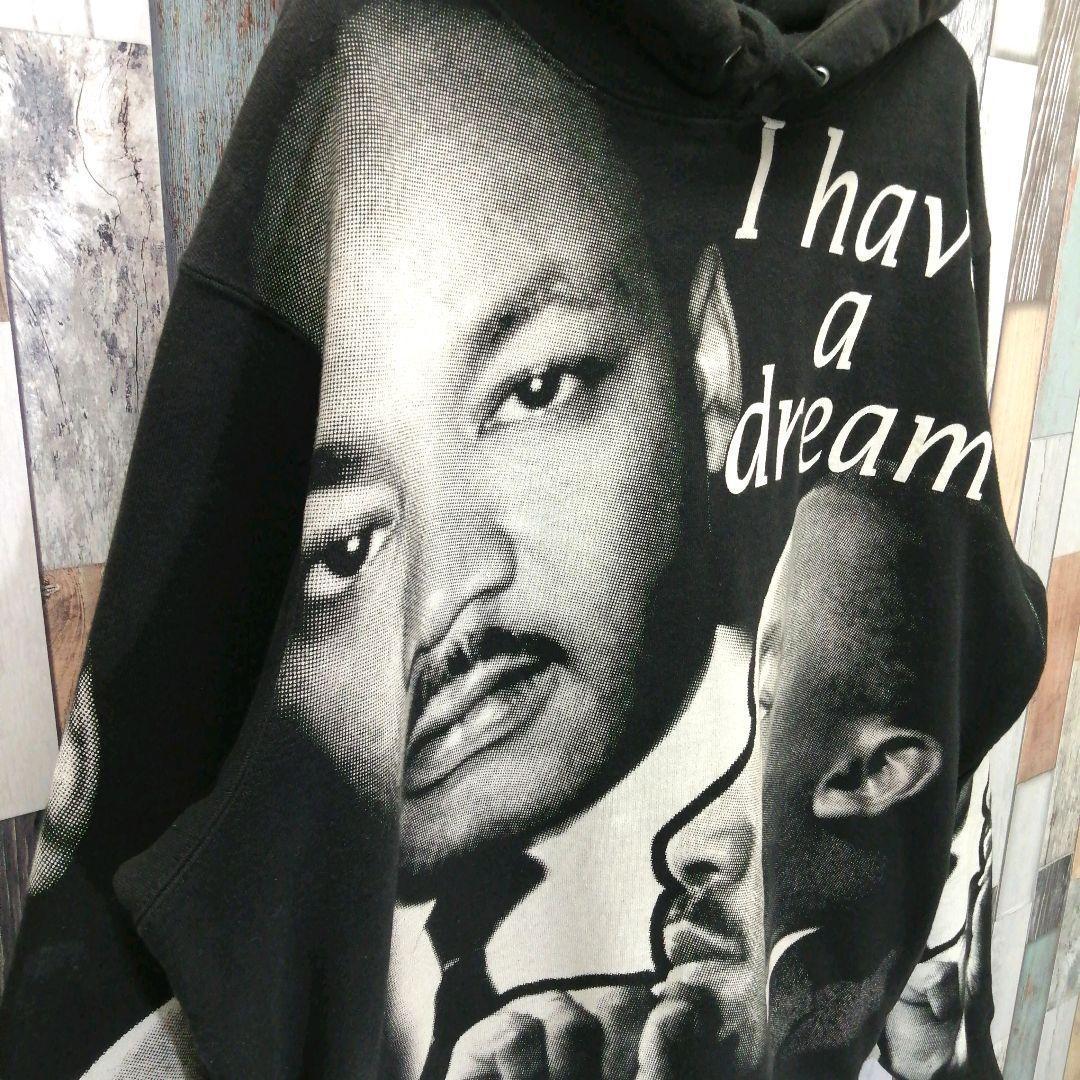 Supreme シュプリーム パーカー キング牧師 総柄