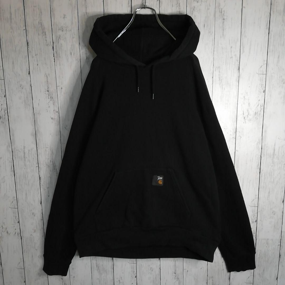 限定コラボ バックプリント スウェットプルオーバー wI698-m18147809611 カーハート×PATTA 爆買い定番