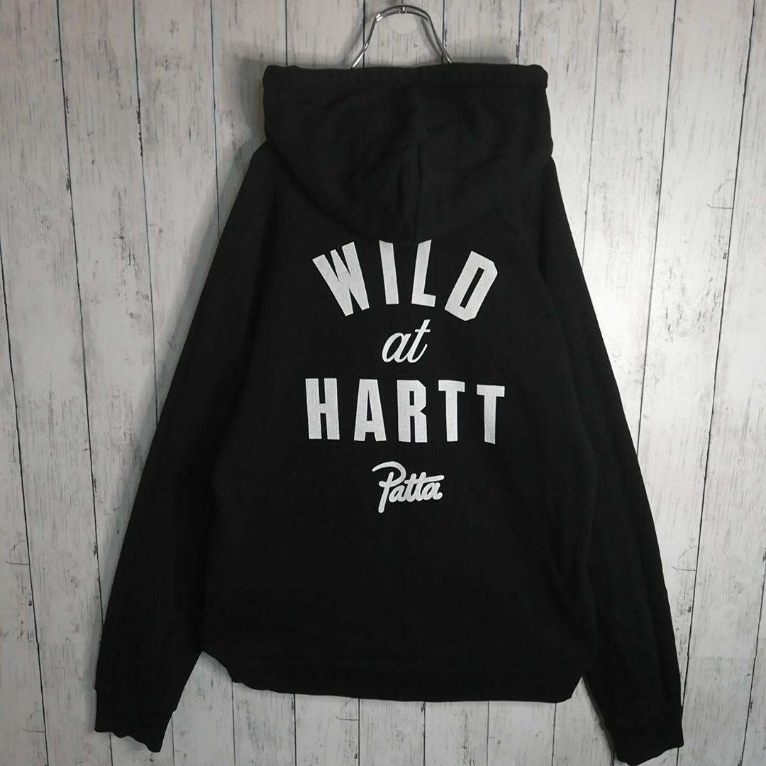 限定コラボ バックプリント スウェットプルオーバー wI698-m18147809611 カーハート×PATTA 爆買い定番