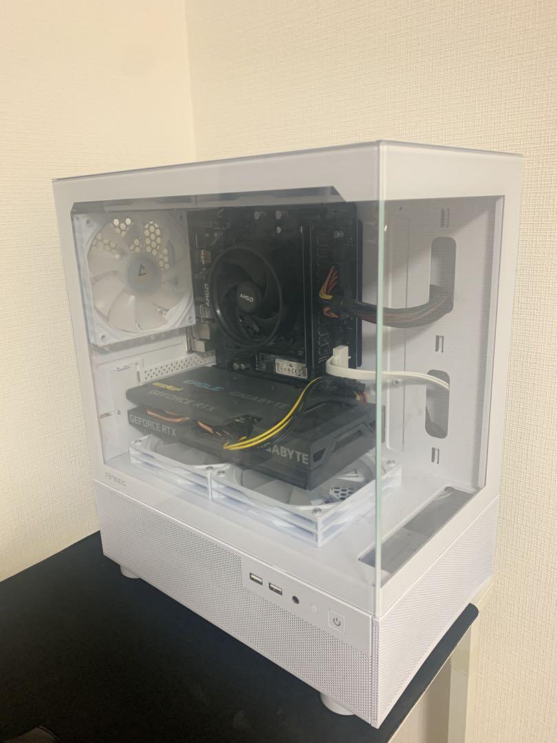 タ*ク様 白いゲーミングPC Ryzen5 5600X RTX3060TI
