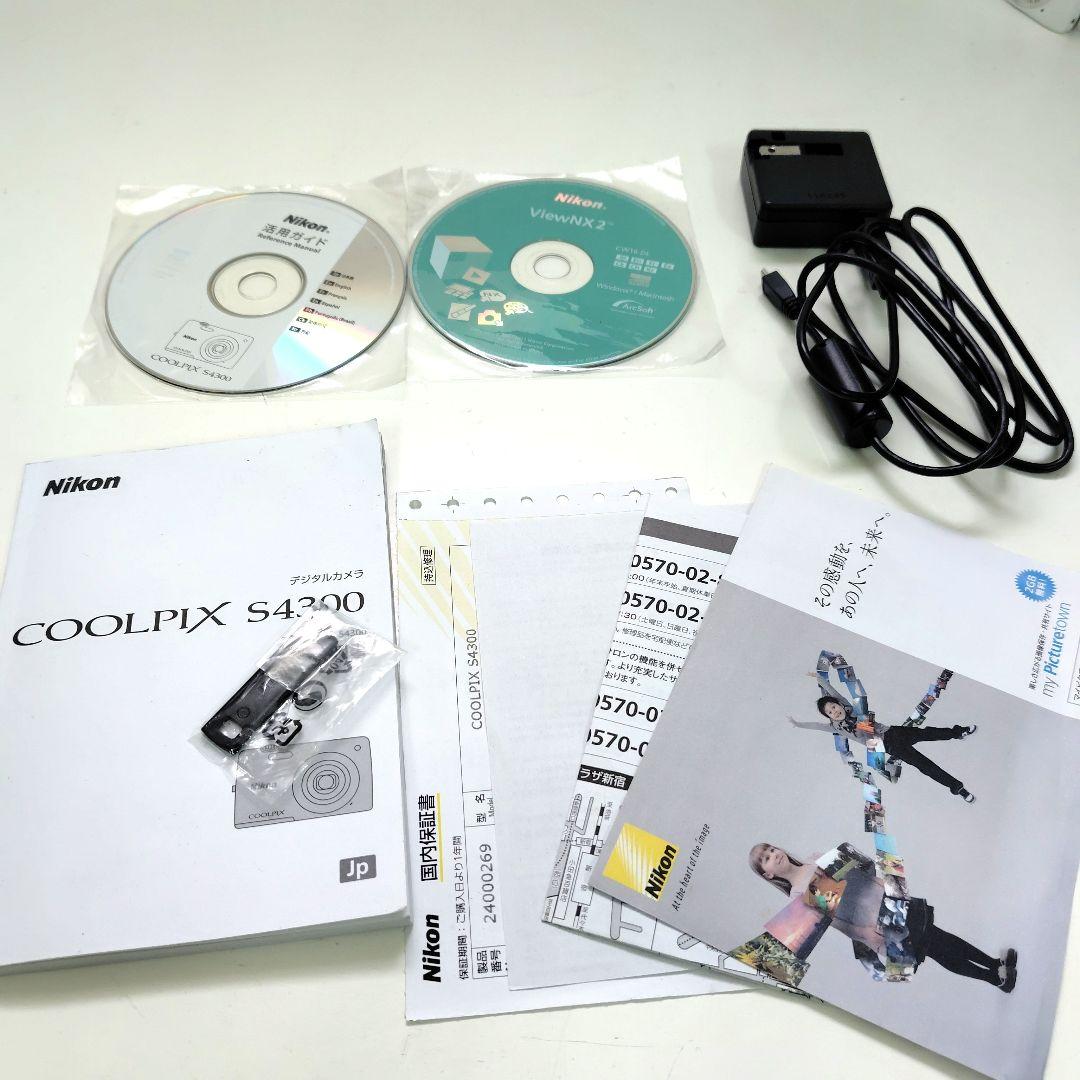 Nikon COOLPIX S4300 白　デジカメ