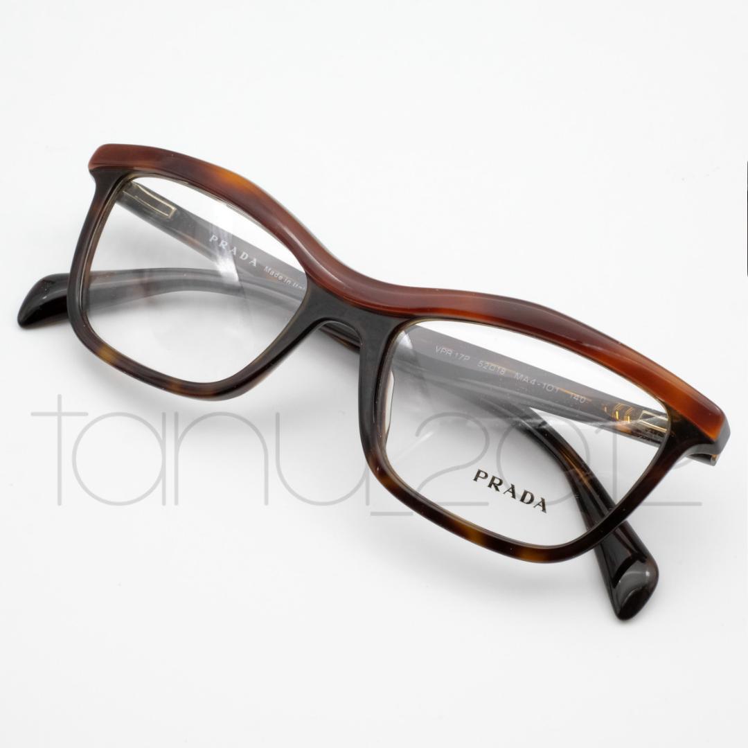 PRADA PR17PV VPR16P べっ甲柄 プラダ サーモントブロー 眼鏡 高級品市場 希少!美品!PRADA サーモント! サングラス/メガネ