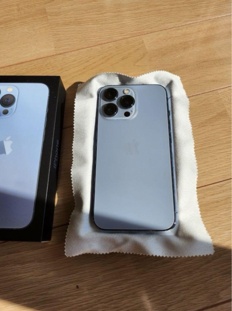 【美品】iPhone13pro 128GB シエラブルー