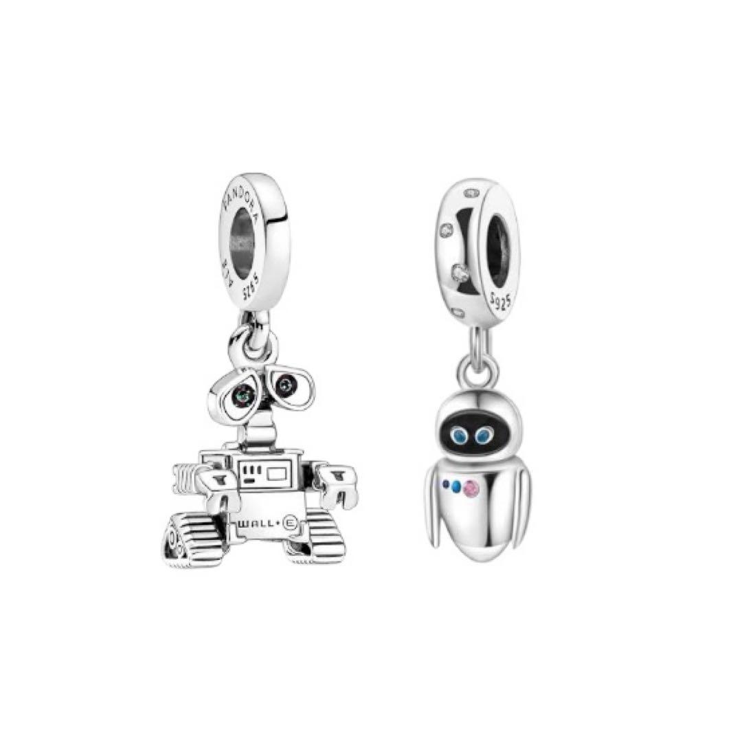 Pandora ディズニー ピクサー ウォーリー イヴ チャームセット