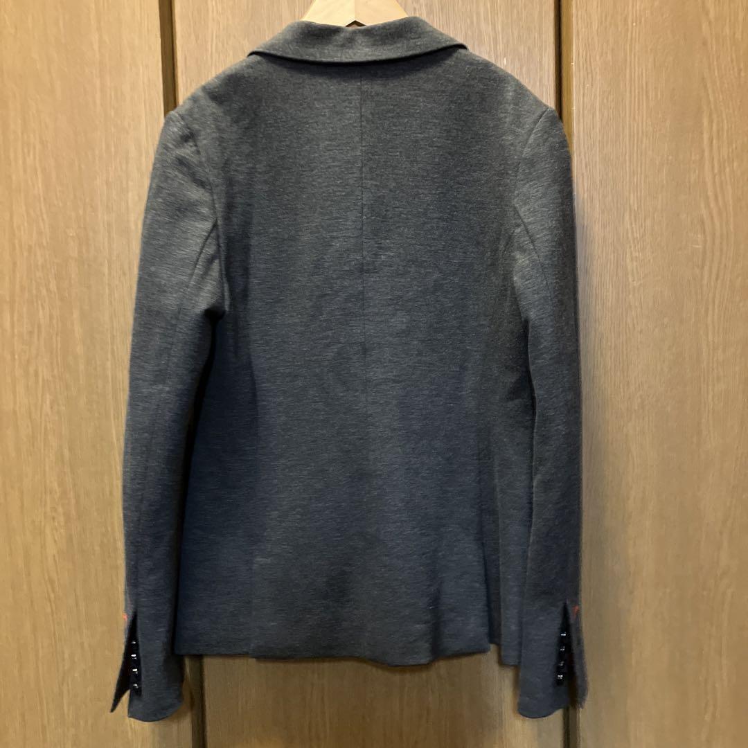 Sov. グレー ジャケット サイズ38 S相当 裏地レース 肩幅38cm