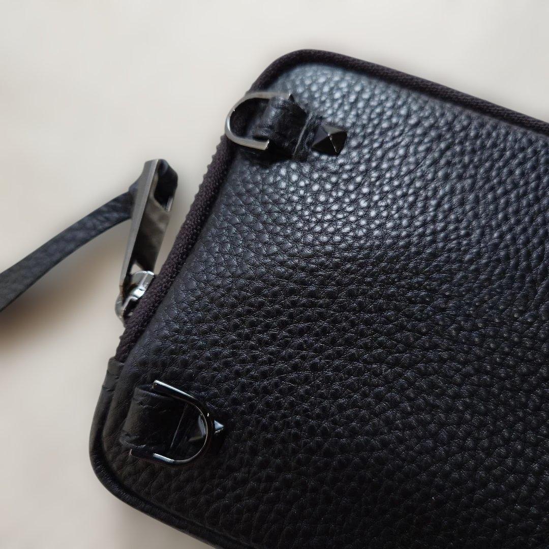 レザーショルダーバッグ スマホケース