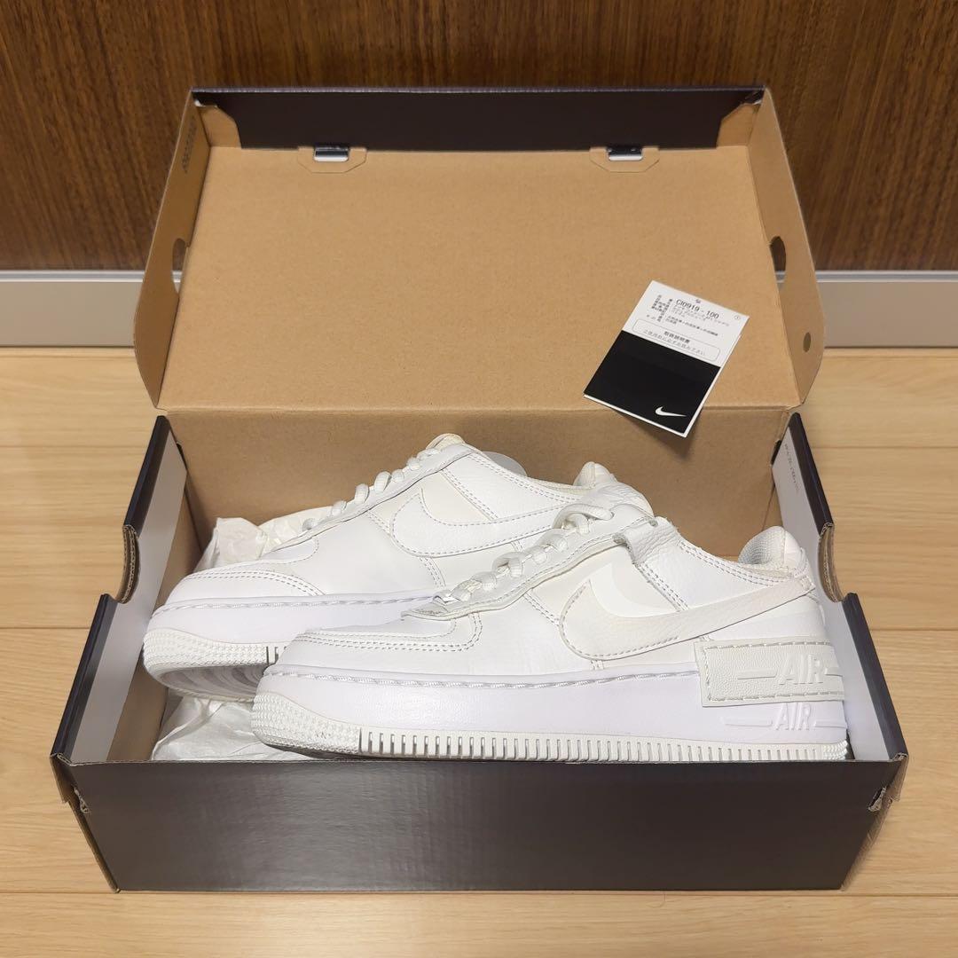 Nike Air Force 1 ホワイト AF1 SHADOW 22.5cm